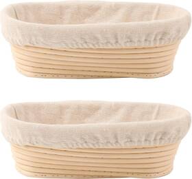 Nobrand 334387629975 Oval Dough Proofing Baskets Set Of 2 With Liners 10 Inch Nobrand 334387629975 Oval Dough Proofing Baskets Set Of 2 With Liners 10 Inch