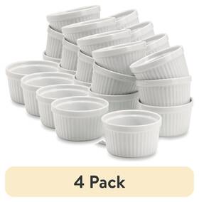 Bh5235838214047 Nobrand 4 Pack Better Homes And Gardens White Porcelain Ramekin 0.42 Lb