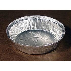 Y52730 Nobrand 7 Inch Round Aluminum Pan Hemmed Edge Silver - Case Of 250