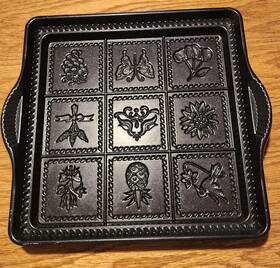 Nordic Ware 011172031266 English Shortbread Pan Non Stick Cast Aluminum 9 Inch X9 Very Nice