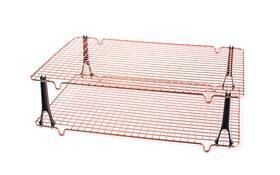 16.875 Nordic Ware 011172437273 Stackable Cooling 2 Copper Racks Plus 4 Snap-on Legs In 11.5 0