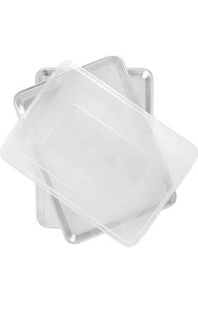 Nordic Ware 011172447081 Naturals 3-piece Baking Sheet Set With Lid D8