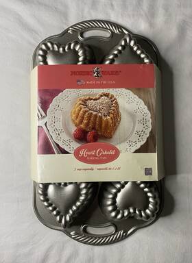 Nordic Ware 011172891372 Cast Bundt Bakeware Heart Cakelets New Seasonal Collection Usa Nordic Ware 011172891372 Cast Bundt Bakeware Heart Cakelets New Seasonal Collection Usa