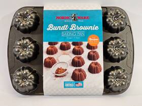 04863 Nordic Ware Mw Bundt Brownie Baking Pan 3 Cups Heavy Cast Aluminum 011172528247