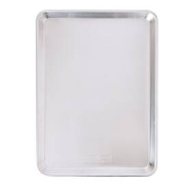 12901w Nordic Ware Naturals Half Sheet 18 Inch X 13 Aluminum Cookie And Baking Pan Silver