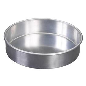 Nordic Ware 315054203223 Natural Aluminum Commercial Round Layer Cake Pan Baking Essentials 8-inch Ro