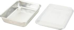 45339amz Nordic Ware Naturals Quarter Sheet 9x13 And Lid Baking Set- Usa Made Aluminum C