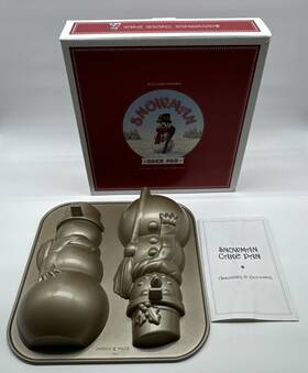 7072176 Nordic Ware Williams Sonoma 3d Snowman Cake Pan Holiday Christmas Baking Mold 7072176 Nordic Ware Williams Sonoma 3d Snowman Cake Pan Holiday Christmas Baking Mold