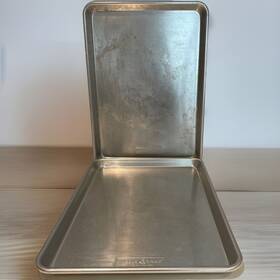 Nordic Ware 744110229271 Naturals Half Sheet 18 Inch X 13 Aluminum Cookie And Baking Pan Silver