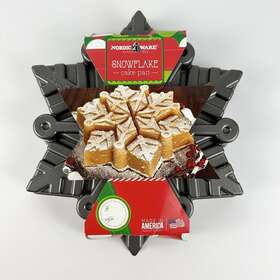 88223 Nordic Ware Snowflake Pull Apart Bundt Cake Pan 6 Cup Heavy Cast
