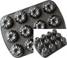Nordic Ware Brownie Bundt Pan 3.75 Cup Capacity Graphite