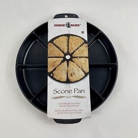 Nordic Ware Scottish Scone And Cornbread 8 Section Non Stick Cast Aluminum Pan New