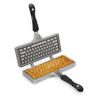Not Applicable Keyboard Waffle Iron Cast 096362229623