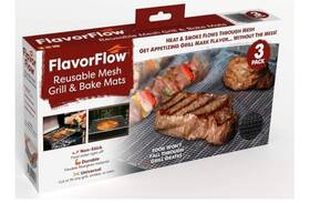 Flf-mc6 Novel Brands Flavor Flow Reusable Mesh Grill And Bake Mats