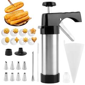 22421975 Nowhyx Churro Maker Machine Stainless Steel Churros Gun Kit With 8 Piping Nozzles