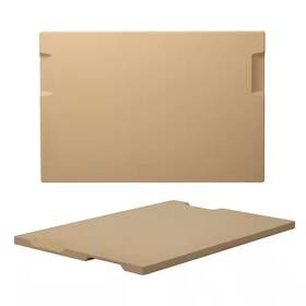 Numhew 711181074680 20 Inch X 13.5 Rectangular Pizza Stone With Built-in Handles Cordierite Baki