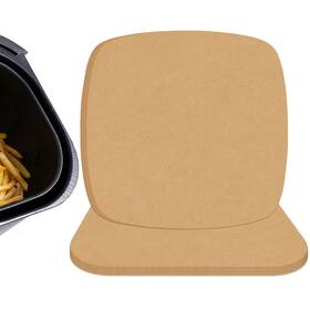 Numola 658361291027 Air Fryer Liners Disposable Parchment Paper Sheets 8 Inch Unbleached Baking