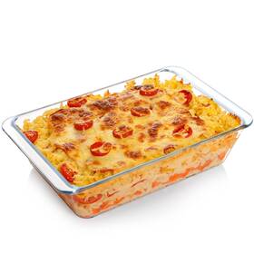 Deep-01 Nutriups 3.7 Quart Deep Glass Baking Dish 11.5 8inches Large Pan Re