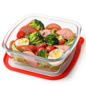 Gbdp000 Nutriups 1 Quart Square Glass Baking Dish With Lid 7x7inch For Oven Small
