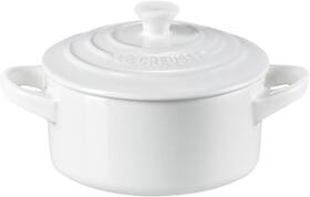 Pg1160t-0816 Of America Stoneware Mini Round Cocotte 8 Oz. White