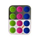 Of522  Kole Silicone Muffin Baking Pan With Cups