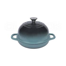 Kk1001 Ollakok Dutch Oven For Bread Baking Enameled Cast Iron Pot Cyan Kk1001 Ollakok Dutch Oven For Bread Baking Enameled Cast Iron Pot Cyan