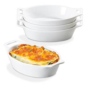 S2545 Onemore Oval Au Gratin Baking Dish 20 Oz Small Casserole Dishes With Handles