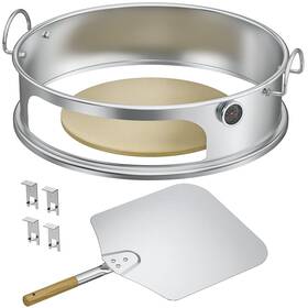 6023-ss1 Onlyfire Stainless Steel Pizza Ring Kit Oven For Weber 22-inch Kettle Grills 6023-ss1 Onlyfire Stainless Steel Pizza Ring Kit Oven For Weber 22-inch Kettle Grills