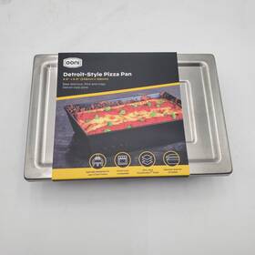 Uu-p19600 Ooni Detroit-style Pizza Pan With Stainless Steel Lid - Fits All Ovens
