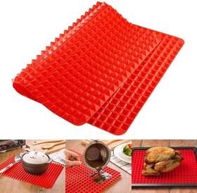 Orangetag 892478376978 Top Pyramid Pan 16 X 11 Inches Large Red Pyramid/raised Cone Shaped Healthy