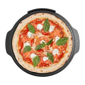 76597 Outset Cast Iron Grill Pizza Pan 18 Inch Stone For Oven And