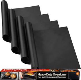 Oven Liners For Bottom Of Electric Gas Reusable 4 Pack Large Heavy Duty N Oven Liners For Bottom Of Electric Gas Reusable 4 Pack Large Heavy Duty N