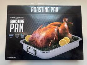 Cwr23131s Ovente Oven Roasting Pan 13 X 9.3 Inch Stainless Steel Silver