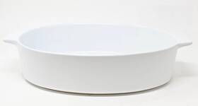 Over And Back 013302587537 Oven To Table White Oval Baking Serving Dish 13.7 X 9 3 Inch Nwob