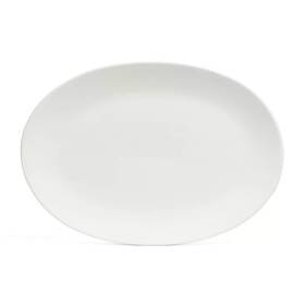 93732890 Over&back Coupe Hand-finished Stoneware Oval Serving Platter Semi-matte 93732890 Over&back Coupe Hand-finished Stoneware Oval Serving Platter Semi-matte