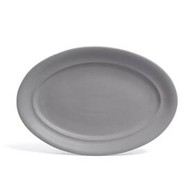 93732894 Over&back Rimmed Oval Hand-finished Stoneware Serving Platter Semi-matte 93732894 Over&back Rimmed Oval Hand-finished Stoneware Serving Platter Semi-matte
