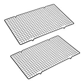 Ownmy 610895363212 Set Of 2 Baking Cooling Rack 10 Inch X 16 Non-stick Heavy Duty Wire Oven Safe C