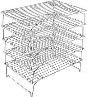 Ssbr-25 P&p Chef Cooling Rack 5-tier Stainless Steel Stackable Baking Cooking Racks For