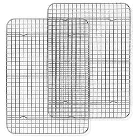 Ssbr-33 P&p Chef Cooling Baking Rack Set Of 2 Stainless Steel Grid Cooking Racks For Roasting Dry Ssbr-33 P&p Chef Cooling Baking Rack Set Of 2 Stainless Steel Grid Cooking Racks For Roasting Dry