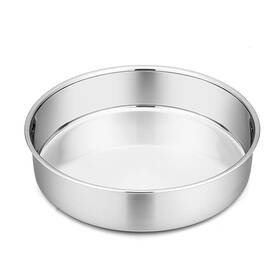 Sscp-01 P&p Chef 9.5 Inch Cake Pan 1 Piece Round Layer Baking Pans Stainless Steel Smas