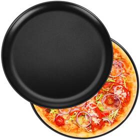 Sspp-06 P&p Chef Pizza Pan Set Of 2 Stainless Steel Tray Round Plate For