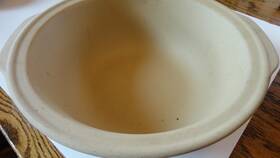 010104 Pampered Chef Large Stoneware Baking Bowl 12 Inch Family Heritage Collection