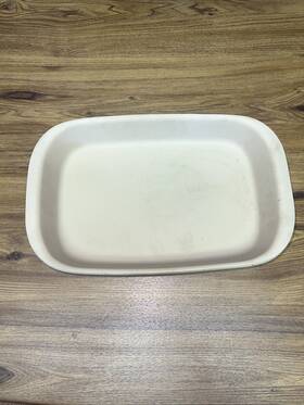 010405 Pampered Chef The Family Heritage Stoneware Baker Deep Dish Pan Large 9.5 X 15