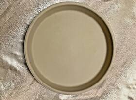 0922-nmb-1633 Pampered Chef Usa Baking Stone Deep Dish Pizza 11 Inch Round #k076 1.5 Quiche