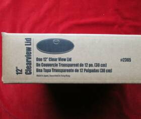 Pampered Chef 099999123654 12 Inch Clear View Lid #2365 Usa Nos