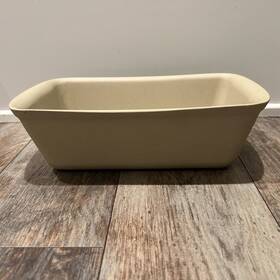 100221 Pampered Chef Stoneware Loaf Pan Usa 9 Inch X 5 3 Microwave Dishwash