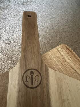 100257 Pampered Chef Pizza Peel #100257 Euc