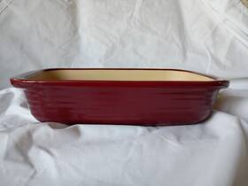 515l Pampered Chef Usa Cranberry 6x9x1.75 Inch 1 Quart/1 L Baker