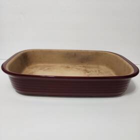 60505 Pampered Chef 60306 Cranberry 9 X 13 Baker Stoneware Cake Pan Lasagna