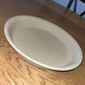 K-050 Pampered Chef Stoneware Deep Dish Baker 11 Inch Family Heritage Collection Usa